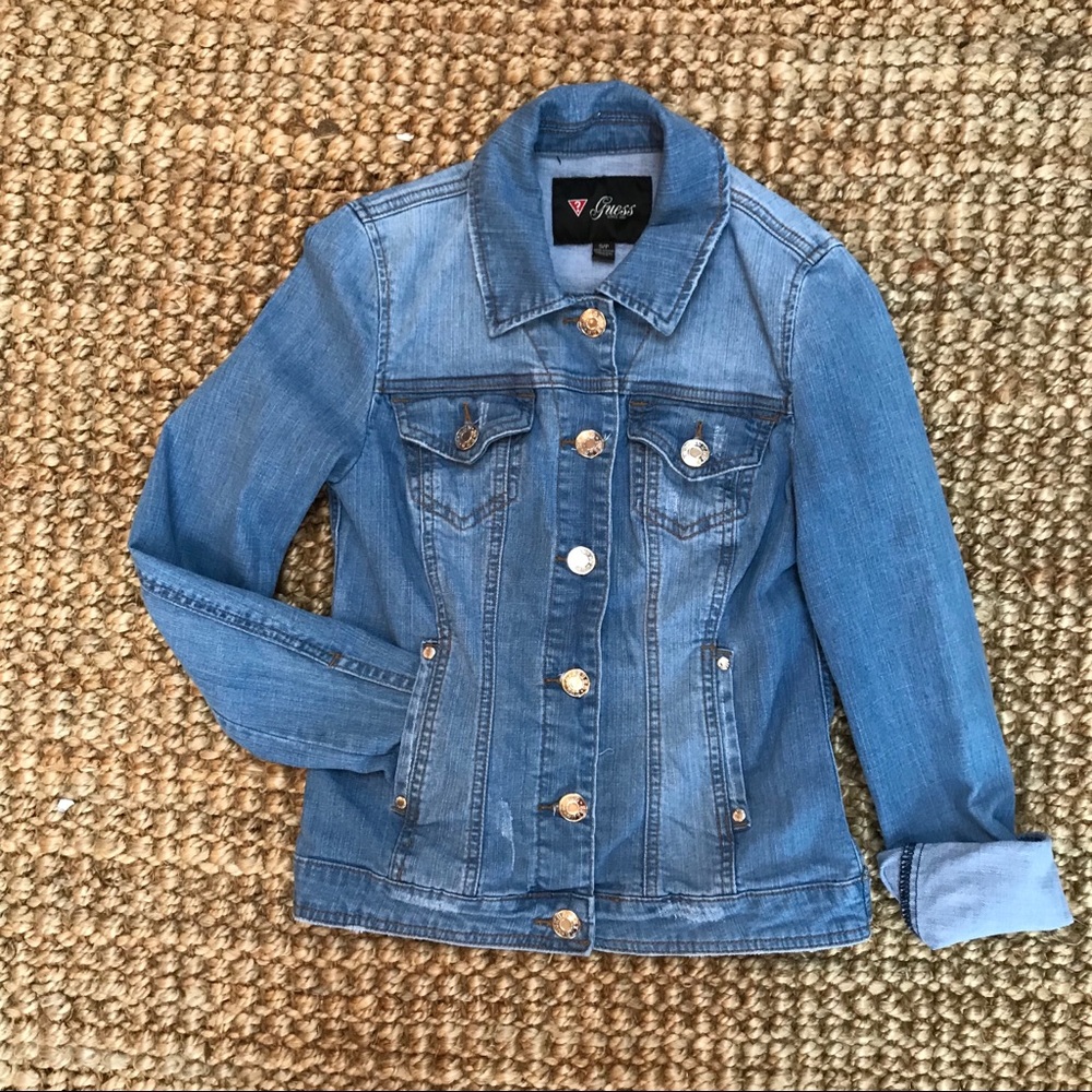 Guess fitted denim jacket